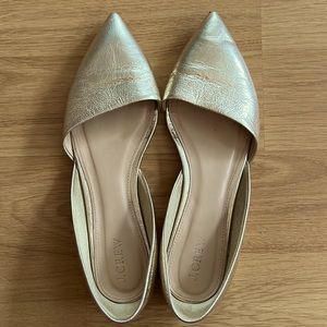J.crew golden flats